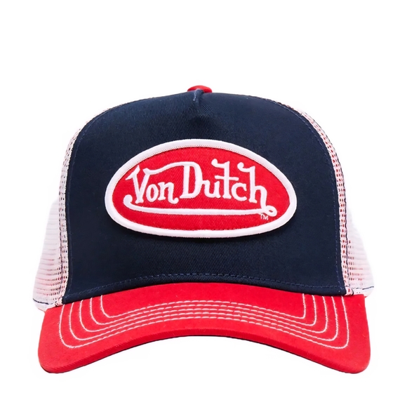 VON DUTCH NAVY WITH RED TRUCKER HAT - Picture 5 of 5